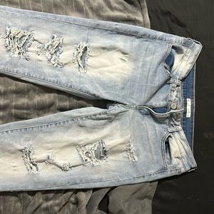 So distressed jeggings